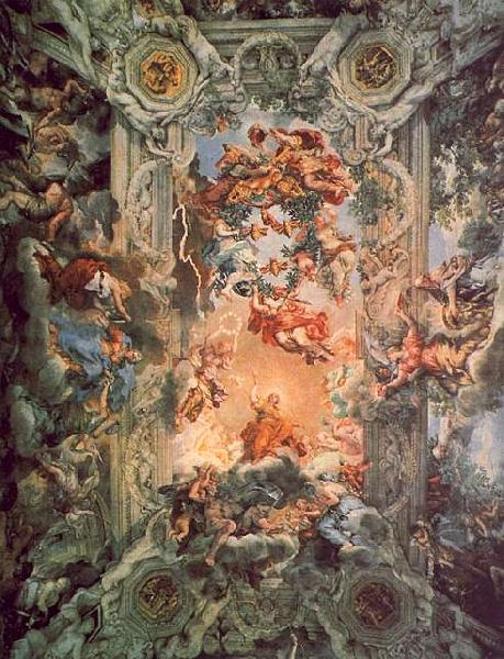 Pietro da Cortona Glorification of the Rule of Urban VIII china oil painting image
